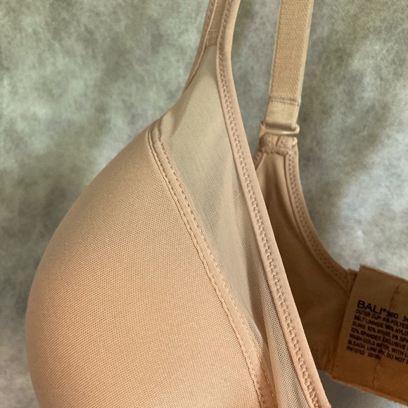BALI One Smooth U Ultra Light Shaping Underwire Bra Nude Beige 34DD - Picture 9 of 16